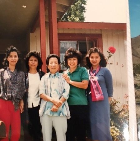 Stephanie Hsu's mother in the picture.